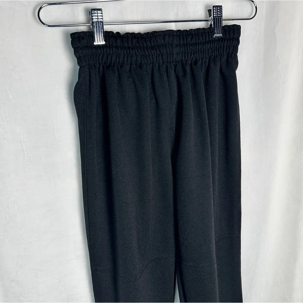 3/$20💥‎ Augusta Sportswear Kids Black Baseball Pants w/ Cuffed Ankles